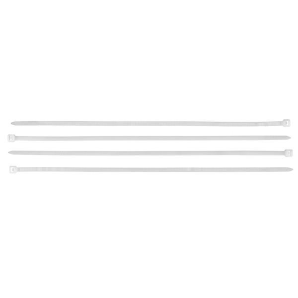 Abraçadeira De Nylon Branca Steck 100 Unidades 0,48x30 Cm