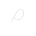 Abraçadeira De Nylon Branca Steck 100 Unidades 0,48x35 Cm