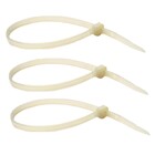 Abraçadeira De Nylon Branco 50 Uni Enforca Gato Cinta Plastic