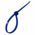 Abraçadeira De Nylon Fita Hellerman 2,5 X 200mm Azul 100 Pç