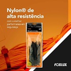 Abraçadeira De Nylon Foxlux 200x2.5mm Preto 100 Un