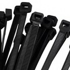 Abraçadeira De Nylon Preto 50 Uni Cinta Plastica Enforca Gato