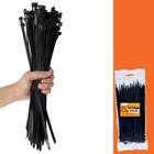 Abraçadeira De Nylon Tocha Preta 4,8mm X 50cm Com 100 Unidades