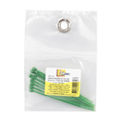 Abraçadeira Flexível 2,5X100mm Verde 10pcs Sforplast