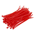 Abraçadeira Flexível de Nylon 2,5mm Vermelho T18R Hellermann