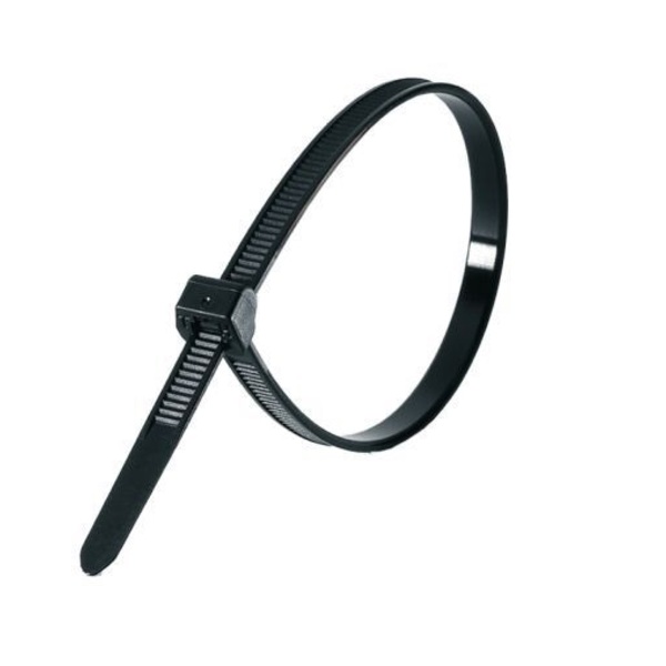 Abracadeira Nylon 200x3.5mm Com 100un Preta Vila - Unico