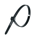 Abracadeira Nylon 400x7.6mm Com 100un Preta Vila    - Unico