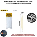 Abracadeira Nylon Enforca Gato 2.5x100mm Pct C/100 Bom-5501