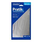 Abraçadeira Nylon Pratik 100x2,5mm Branco - Embalagem Com 100