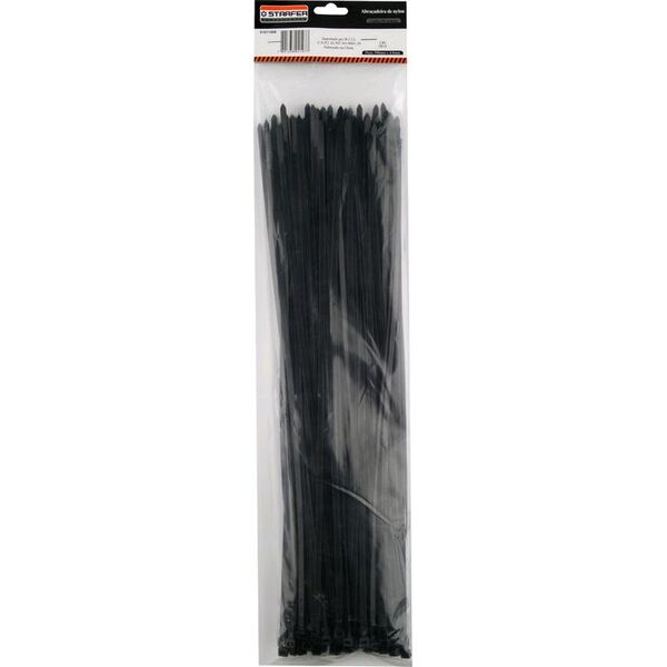 Abraçadeira Nylon Preta 370x7,6 c/100 - Starfer