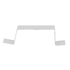 Abraçadeira Retangular Branca C28 Calha Forte