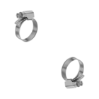 Abraçadeira Rosca Sem Fim Em Metal De 13 A 19mm Com 2 Unidade