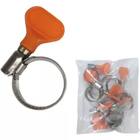 Abracadeira S/ Fim Aco Inox Tocha C/ Borboleta 9mm 8x12 C/ 50