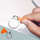 Abracadeira S/ Fim Aco Inox Tocha C/ Borboleta 9mm 8x12 C/ 50