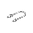 Abraçadeira U para Instalações Hidráulicas e Elétricas 1" Aço Zincado Zamar 4 peças