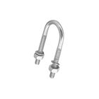 Abraçadeira U para Instalações Hidráulicas e Elétricas 1" Aço Zincado Zamar 4 peças