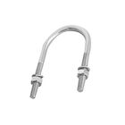 Abraçadeira U para Instalações Hidráulicas e Elétricas 2" Aço Zincado Zamar 4 peças