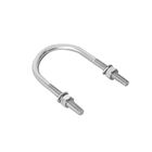 Abraçadeira U para Instalações Hidráulicas e Elétricas 2" Aço Zincado Zamar 4 peças