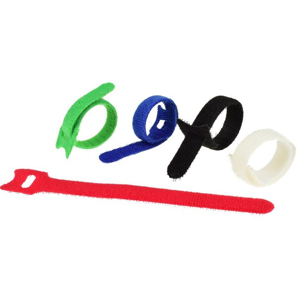 Abraçadeira Velcro Autofixável Colorida 12mm X 150mm Pacote C