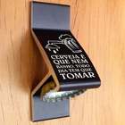 Abridor De Garrafa Com Ímã Parede Lisa Tsss Cerveja É Igual A