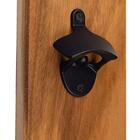 Abridor De Garrafa Fixado Em Parede Madeira Nobre