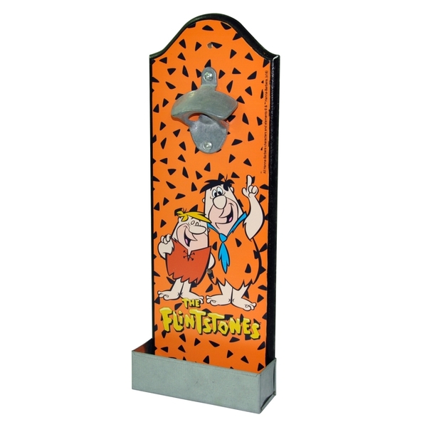 Abridor De Garrafa Madeira Hb Flinstones Fred And Barney Fd