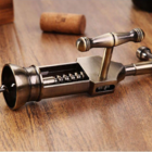 Abridor De Garrafas Saca Rolha Em Metal Bronze Antigo