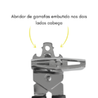 Abridor De Lata Aço Inox Luxo Mimo Style Asa10