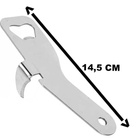 Abridor De Lata E Garrafa Aço Inox Profissional