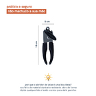 Abridor De Latas Multiuso Preto - Oikos