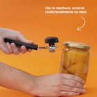Abridor De Latas Multiuso Preto - Oikos