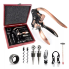 Abridor De Vinho Kit 9 Peças Luxo Elegante Com Acessórios Com