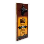 Abridor Garrafas Parede Frase Juízo Mdf Com Imã 25x13 Cm