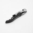 Abridor saca rolhas 2 estágios Haüskraft aço inox 12cm