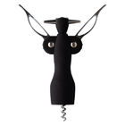 Abridor Vinho Saca Rolha Metal/plastico Preto Clink 18,5cm