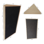 Absorvedor De Canto Bass Trap Triangular De Madeira S/ Revest
