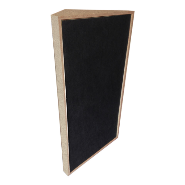 Absorvedor De Canto Bass Trap Triangular De Madeira S/ Revest
