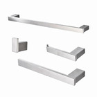 Ac-sq-sg-c - Acessorios De Banheiro- Kit Completo Em Metal -