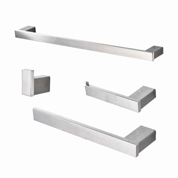 Ac-sq-sg-c - Acessorios De Banheiro- Kit Completo Em Metal -