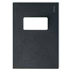 Acabamento para placa 4X2 1 mod preto artico Simon Play