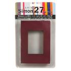 Acabamento para placa 4X2 3 mod berinjela Simon Play
