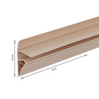 Acabamento em PVC Carvalho 5x3cm Perfilplast