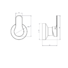 Acabamento Cromado Base Deca 1/2 - 10 Anos De Garantia Kelly