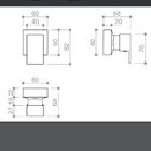 Acabamento Cromado Para Registro  Base Deca   Meber  Docol Ou