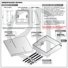 Acabamento De Descarga Para Válvula Hydra Deca Docol Preto Fo