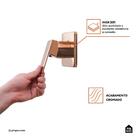 Acabamento De Misturador Monocomando Quadrado Para Banheiro O