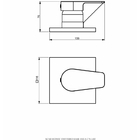 Acabamento De Monocomando Base Deca Rose Fosco - Led