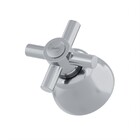 Acabamento de Registro Pressão e Gaveta 1.1/2" Cruzeta Cromado C37 Blukit