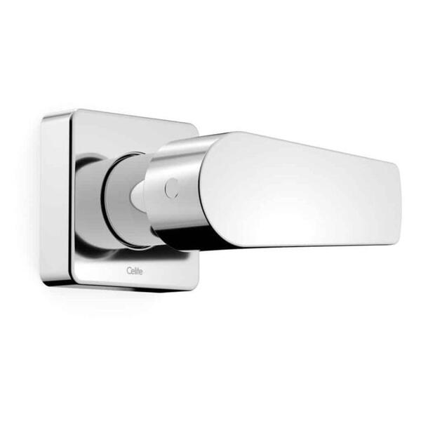 Acabamento de Registro Padrão Decaa 1/2" 3/4" 1" Alavanca Cromado Noronha Celite