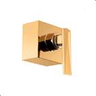 Acabamento De Registro Alavanca Mini Diamante Dourado P/deca